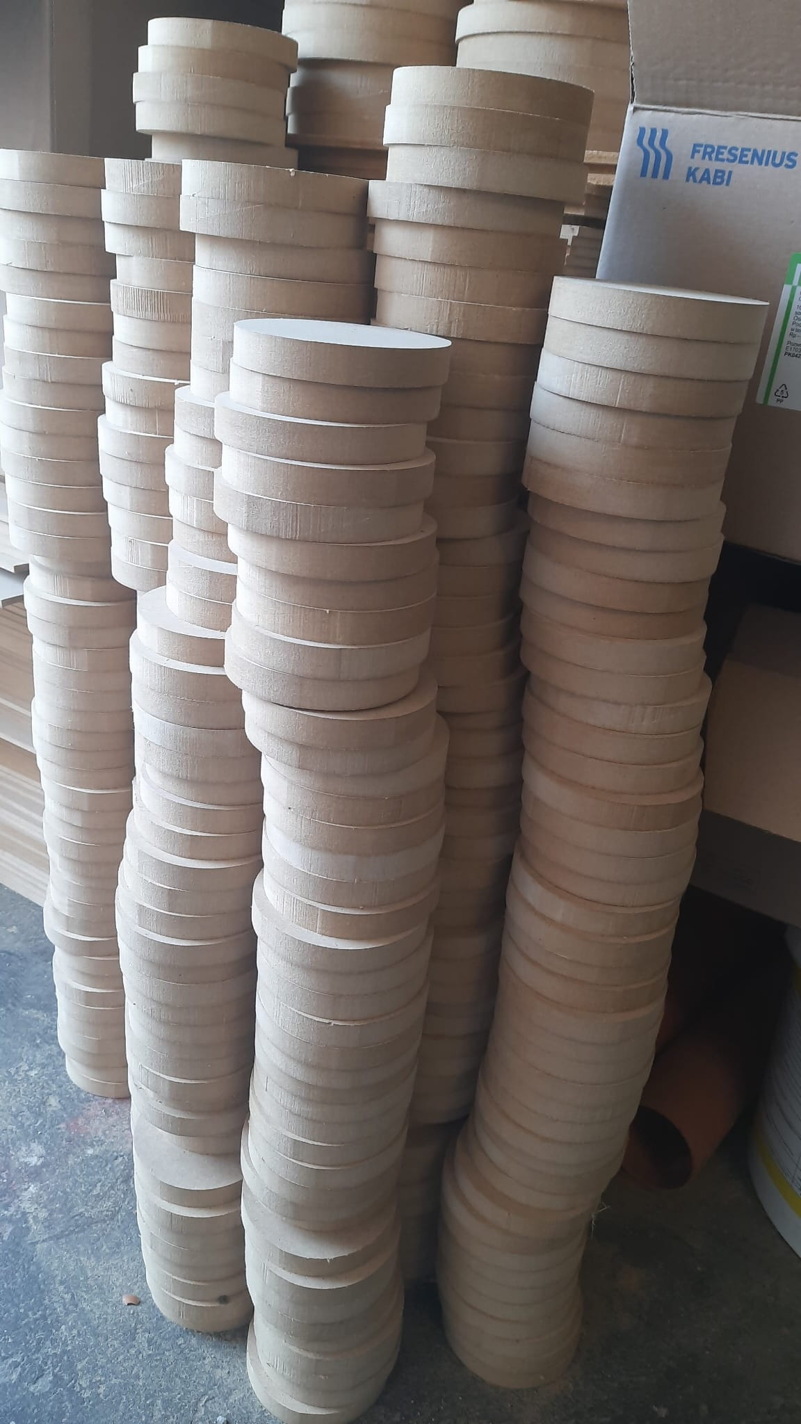 Kółko 10cm z mdf 16mm  (1sztuka)