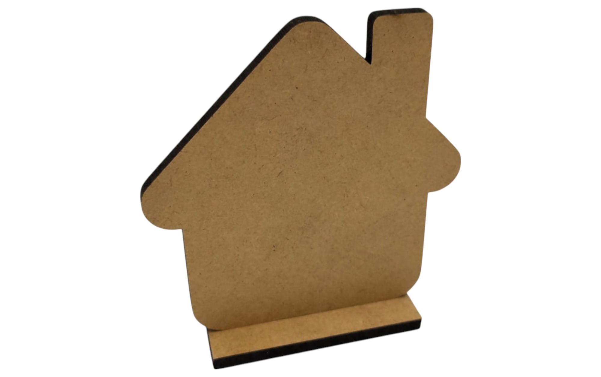 Dekoracyjny Domek MDF 5 mm na Podstawce – Wysokość 10 cm, Baza DIY do Stroików