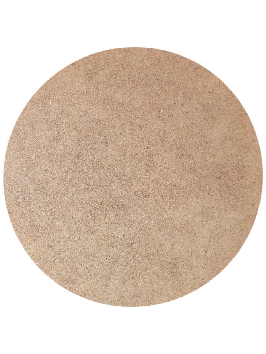 Koło z MDF 10 mm – Średnica 30 cm, Solidna Baza DIY do Zdobienia i Zegarów